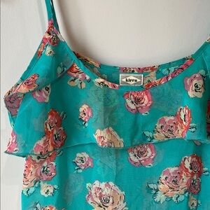 Kirra Teal Floral Camisole